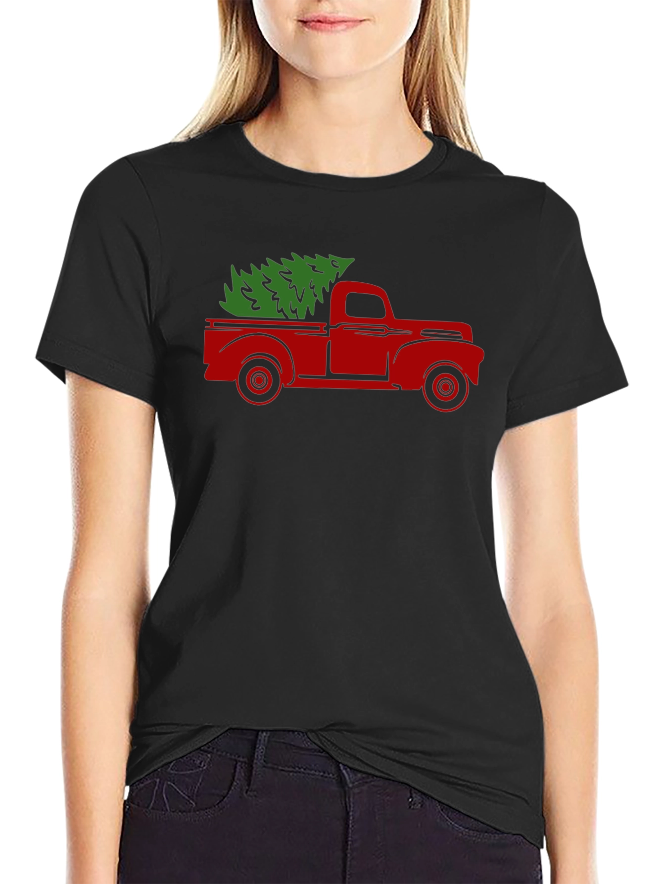 Christmas Tree Truck Graphic Tee