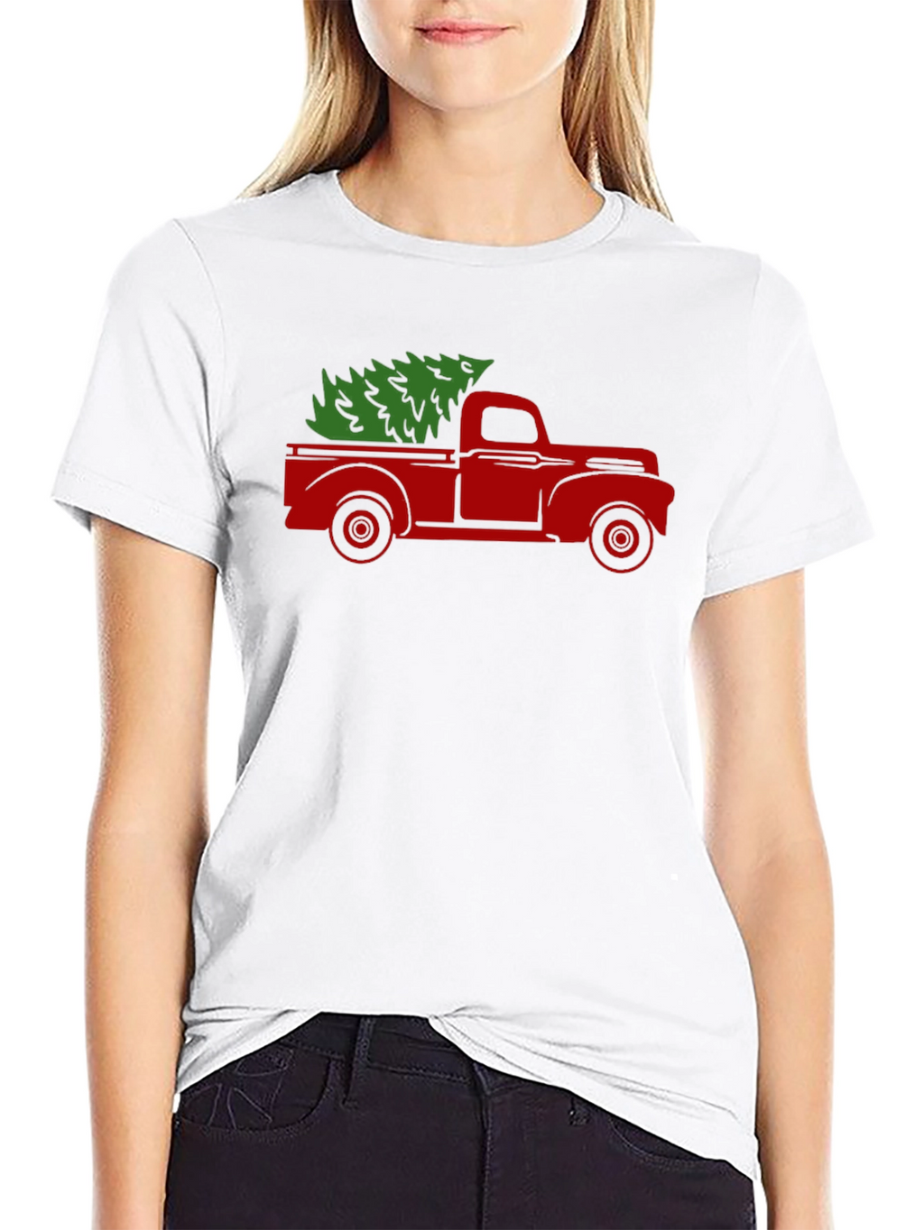 Christmas Tree Truck Graphic Tee