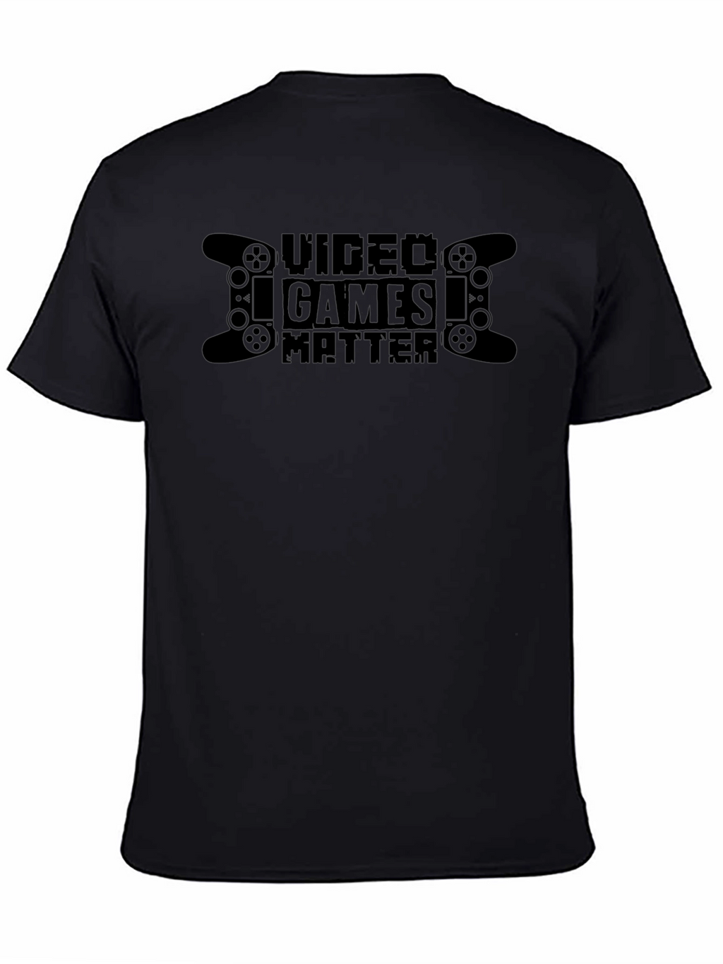 Video Games Matter Black T-Shirt for Gamers