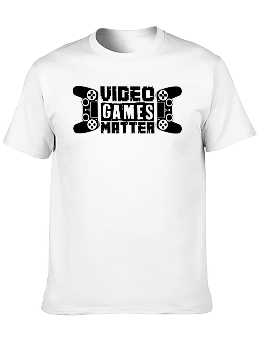 Video Games Matter Black T-Shirt for Gamers