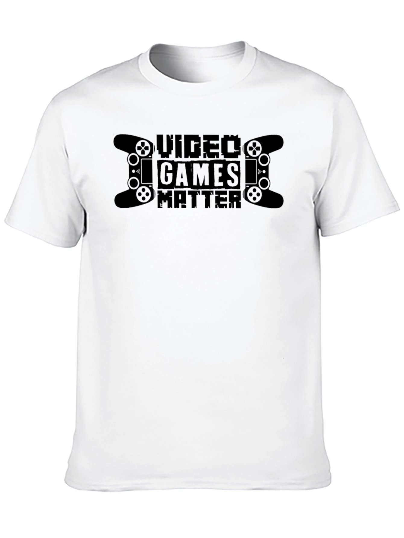 Video Games Matter Black T-Shirt for Gamers