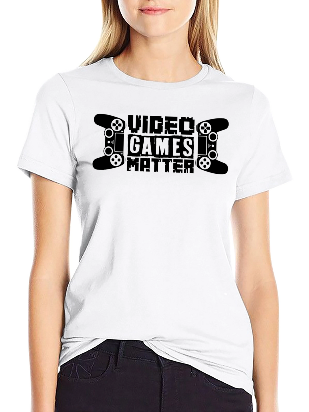 Video Games Matter Black T-Shirt for Gamers