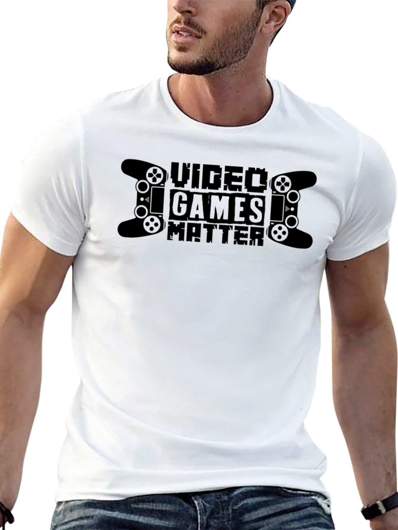 Video Games Matter Black T-Shirt for Gamers