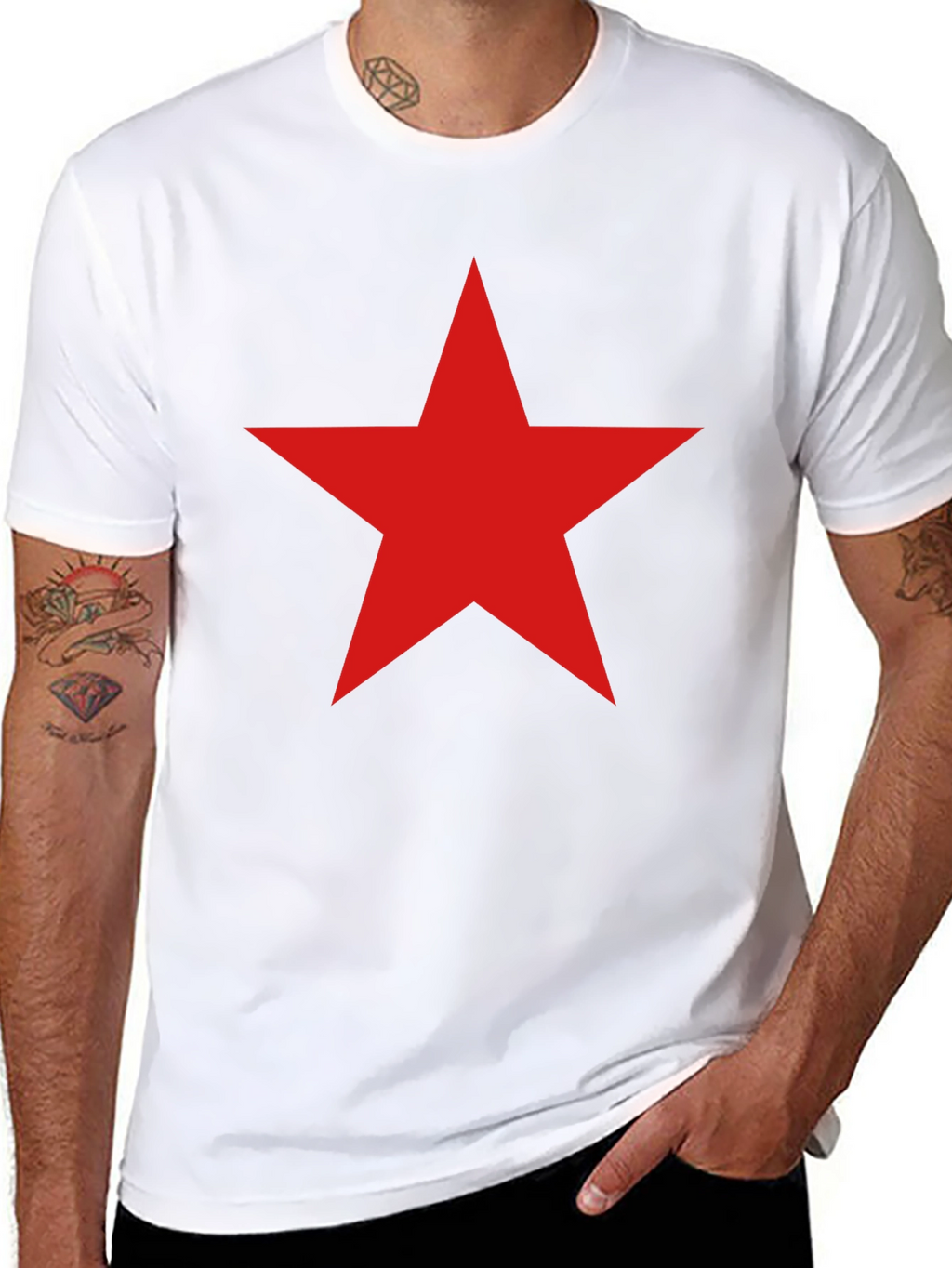 Red Star Graphic Tee - Classic Cool