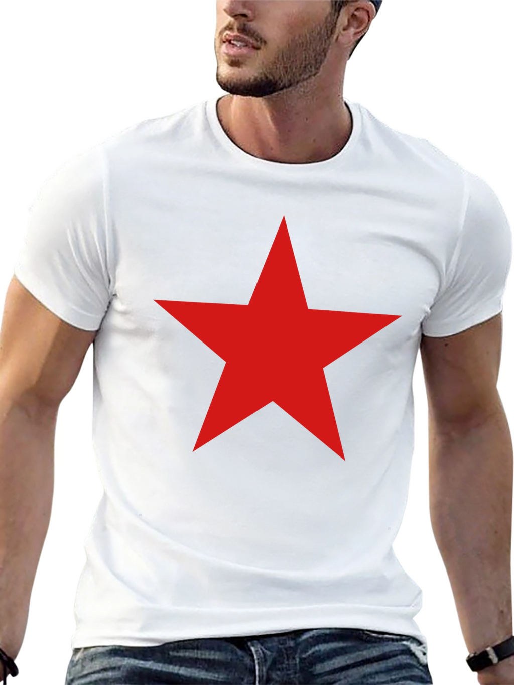Red Star Graphic Tee - Classic Cool