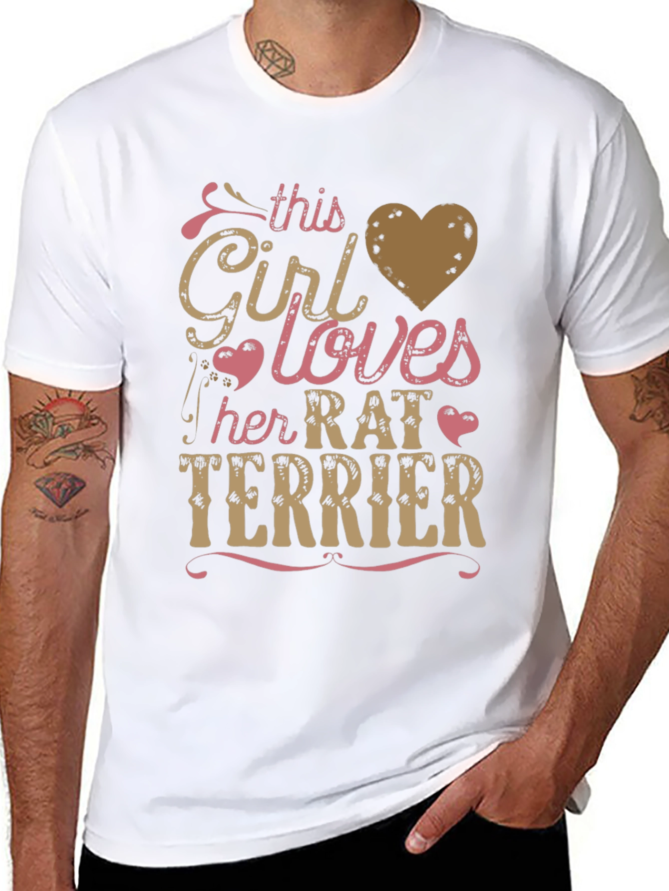 Rat Terrier Lover T-Shirt - Girls Best Friend
