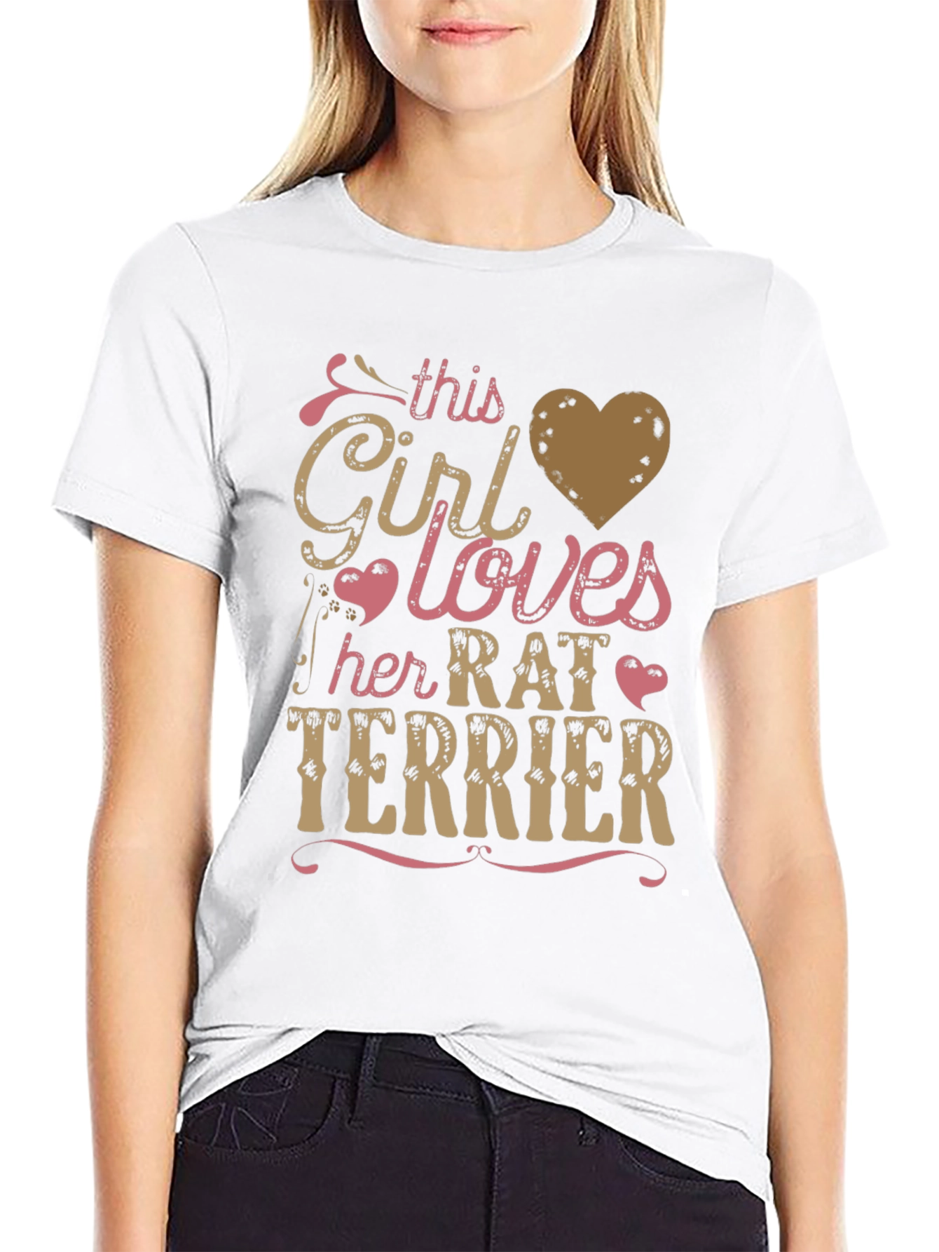 Rat Terrier Lover T-Shirt - Girls Best Friend
