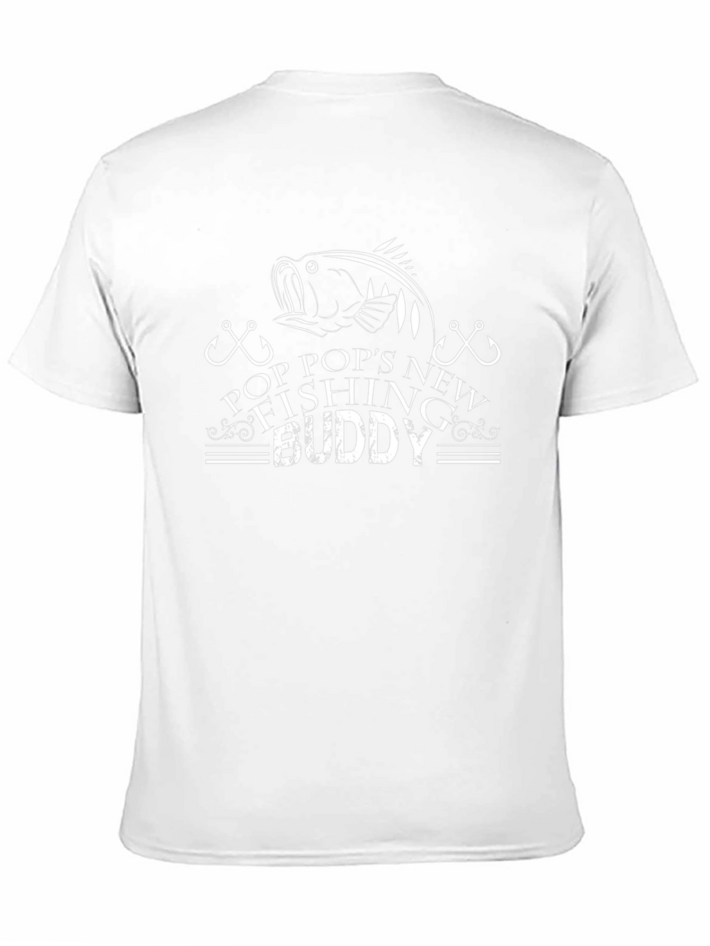 Pop Pops New Fishing Buddy Black T-Shirt