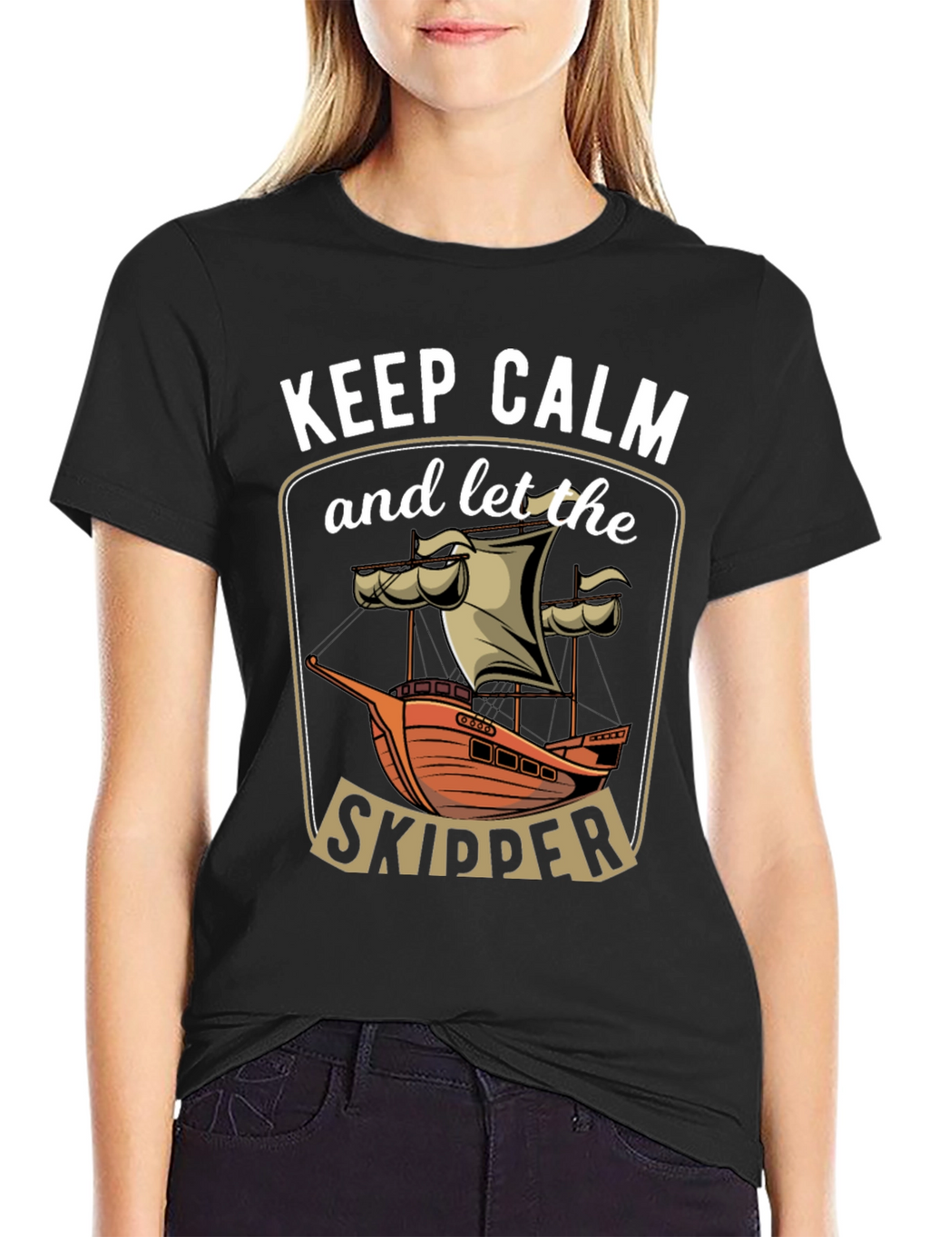 Keep Calm Skipper Graphic T-Shirt