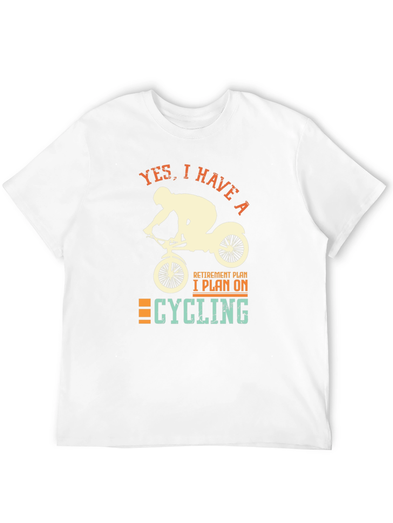 Cycling Retirement Plan Graphic T-Shirt
