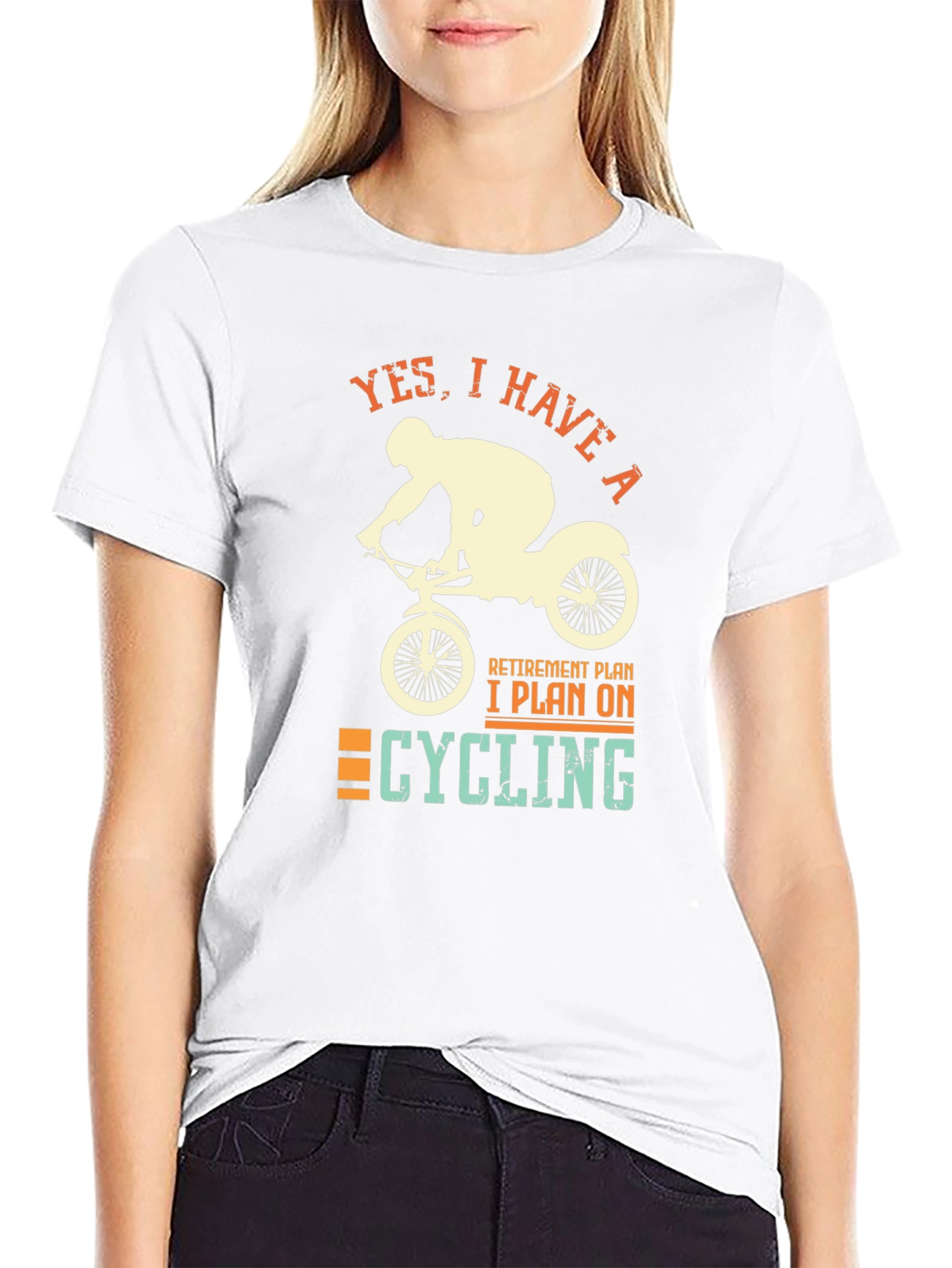 Cycling Retirement Plan Graphic T-Shirt