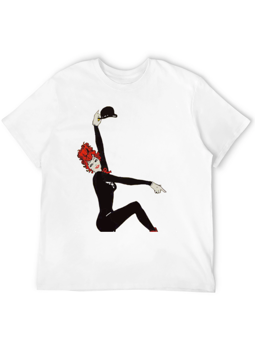Cabaret Dancer Graphic Tee - Retro Style