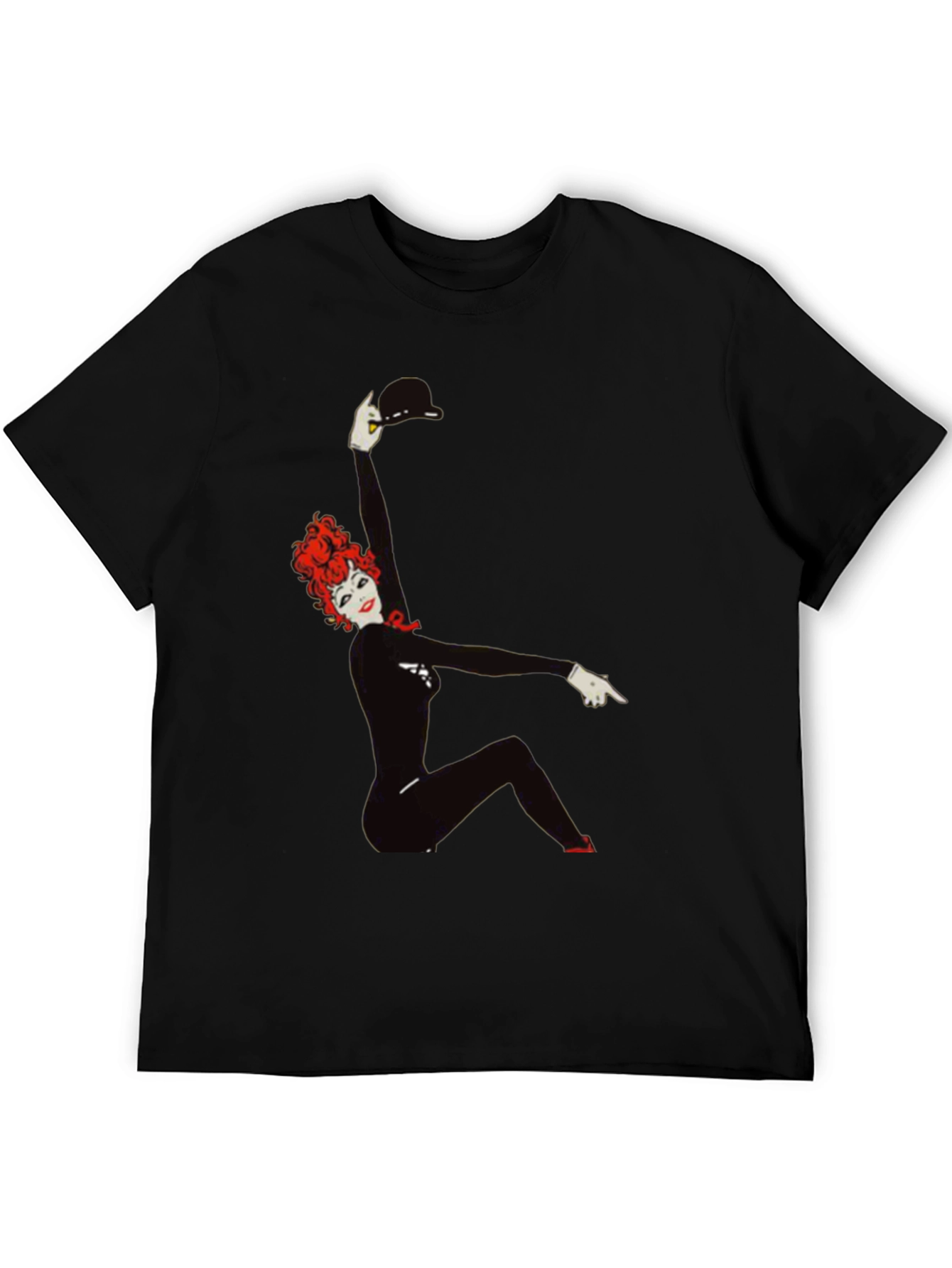 Cabaret Dancer Graphic Tee - Retro Style