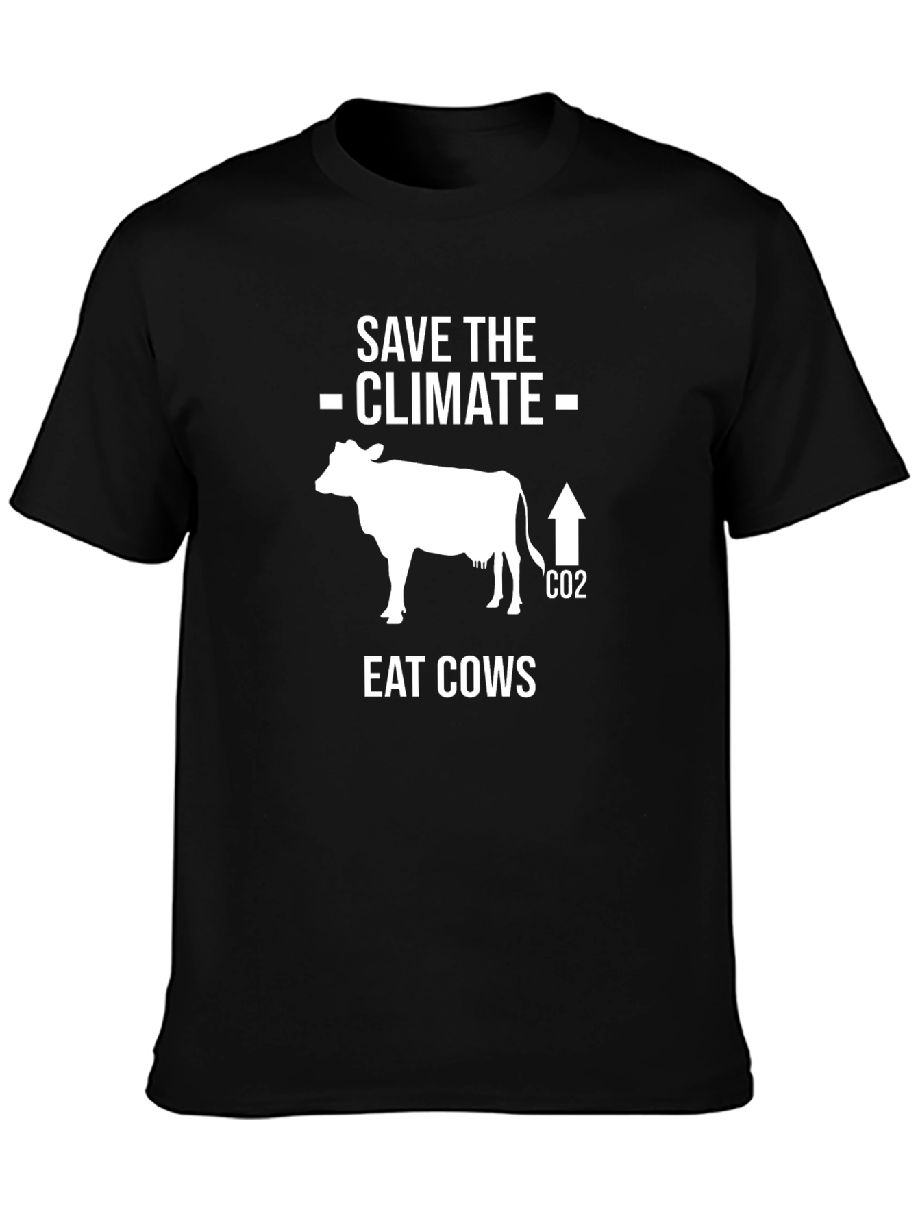 Save the Climate Eat Cows Graphic Tee
