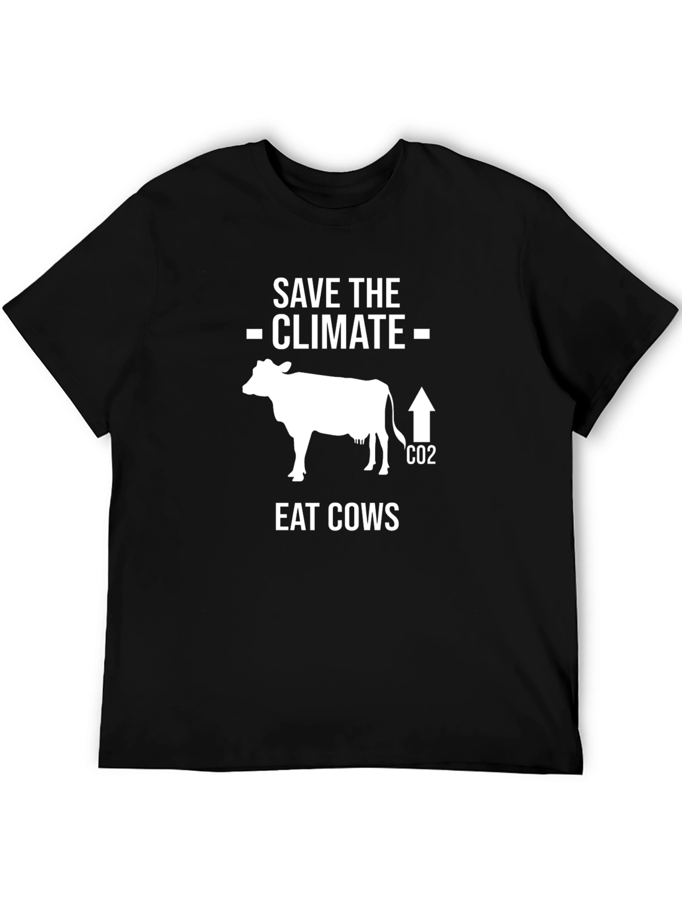 Save the Climate Eat Cows Graphic Tee