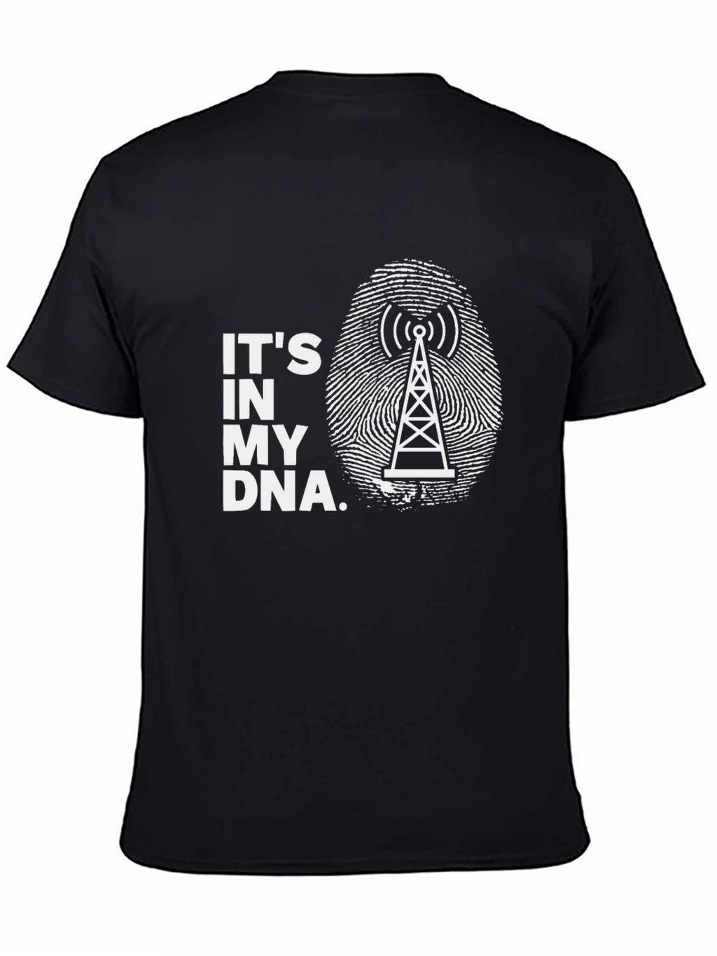 Its In My DNA Radio Tower Graphic T-Shirt