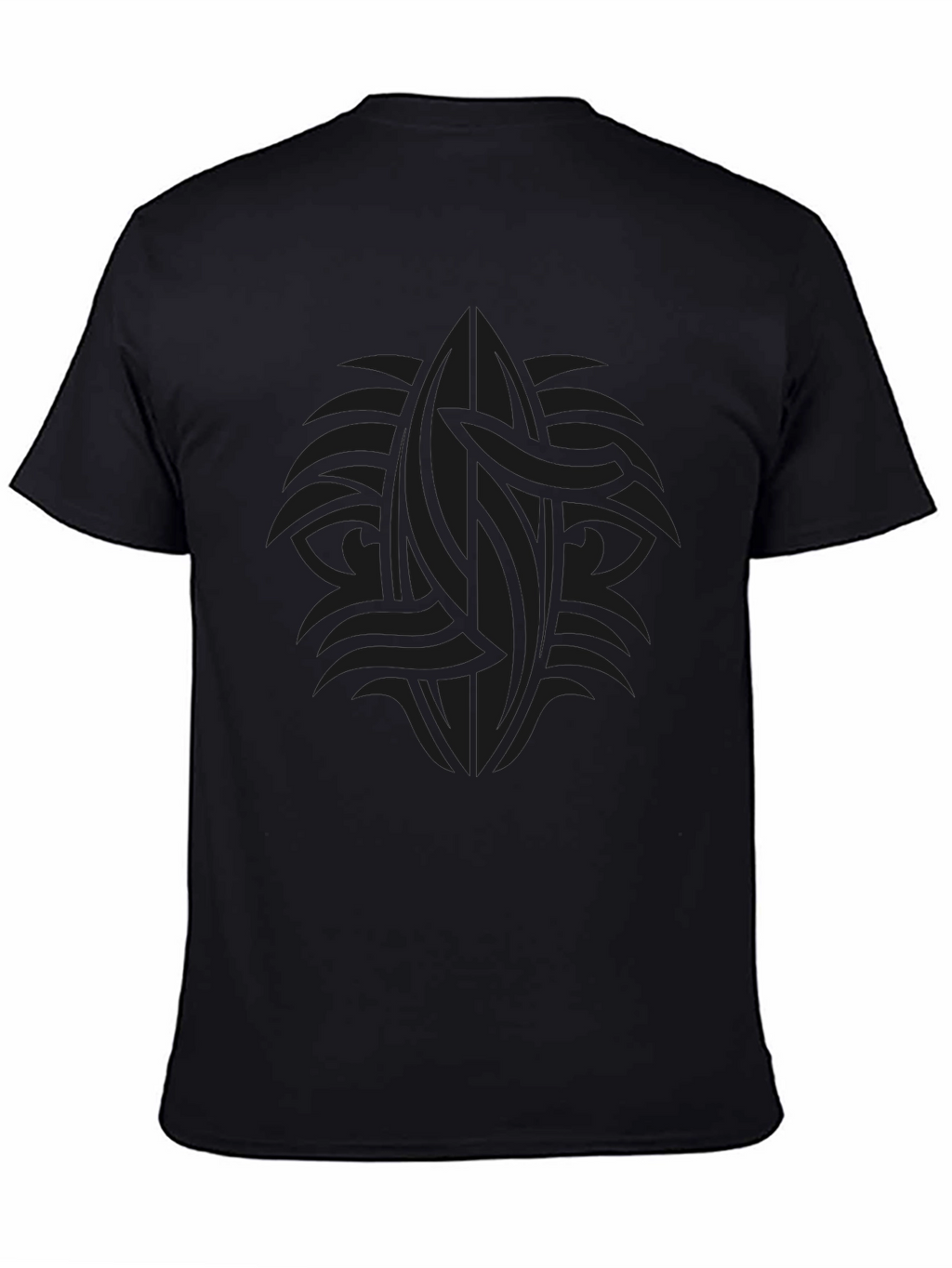 Dark Tribal Graphic Tee - Mens Casual Style