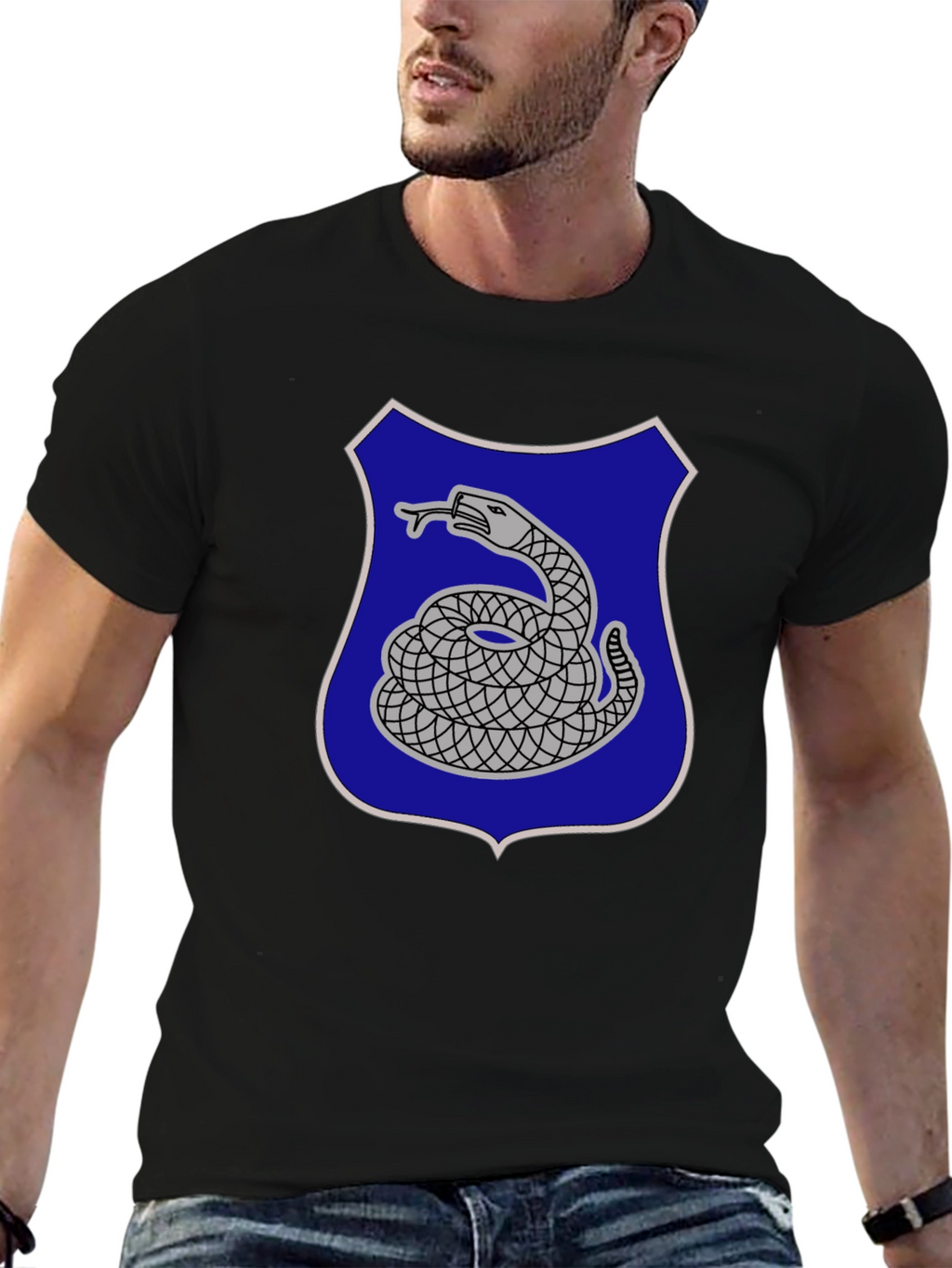 Snake Emblem T-Shirt - Classic Design
