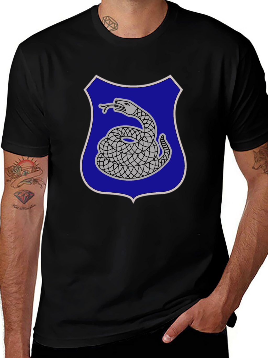 Snake Emblem T-Shirt - Classic Design