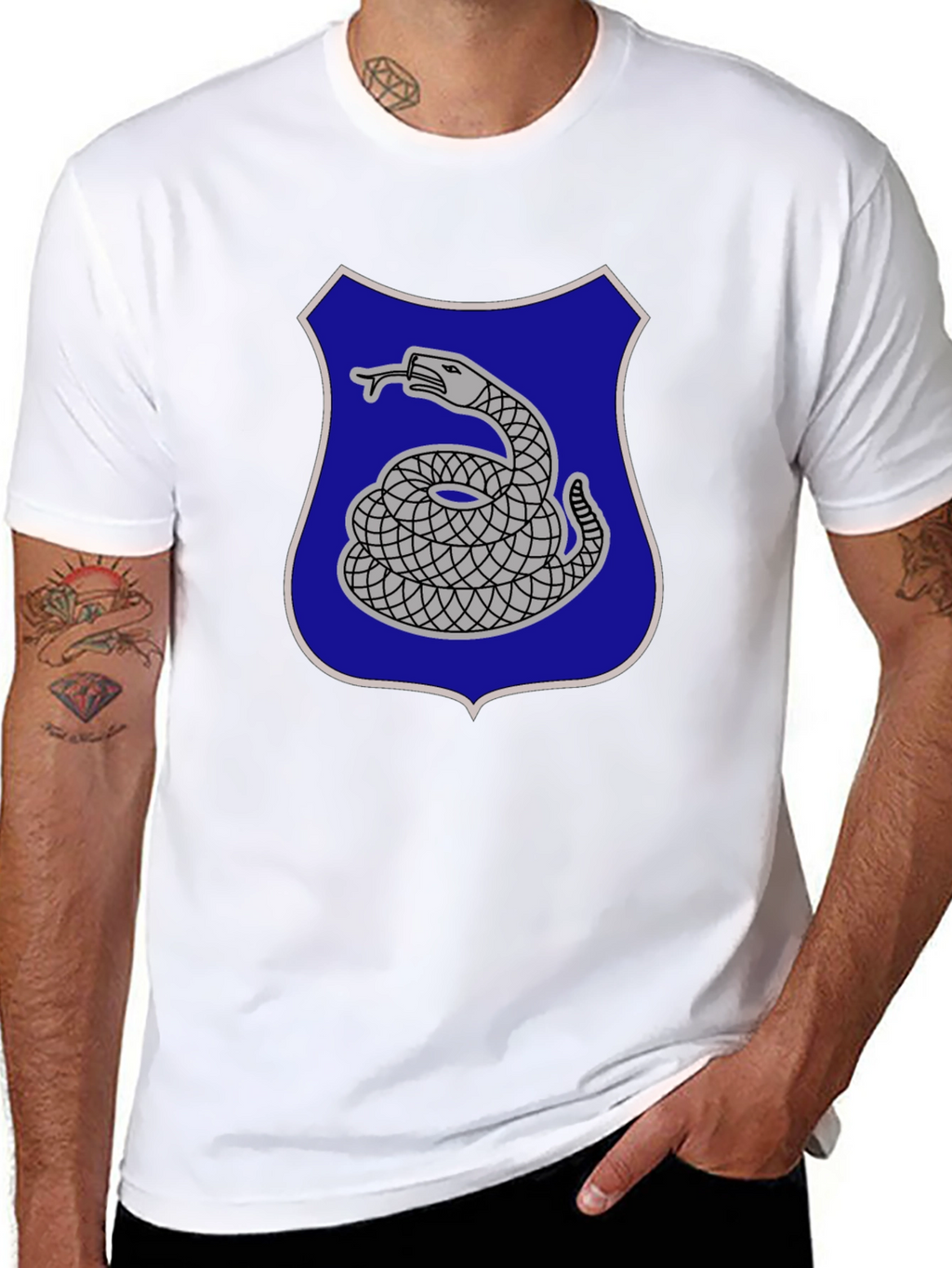 Snake Emblem T-Shirt - Classic Design