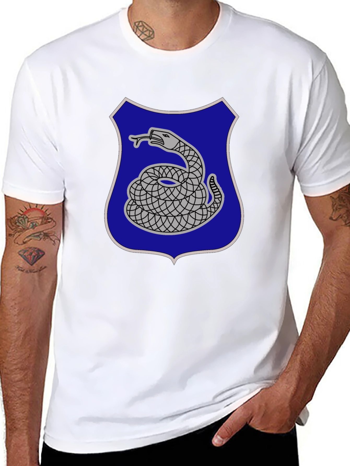 Snake Emblem T-Shirt - Classic Design