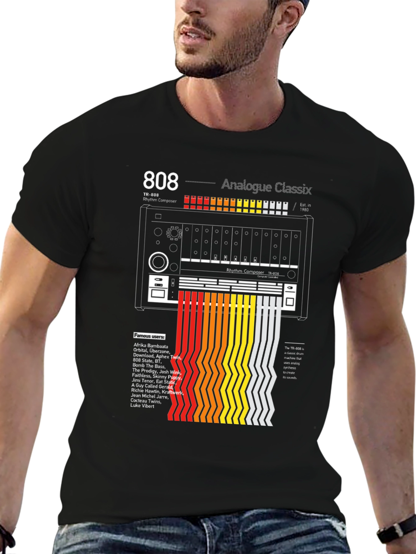 808 Analogue Classix T-Shirt - Music Producer Tribute
