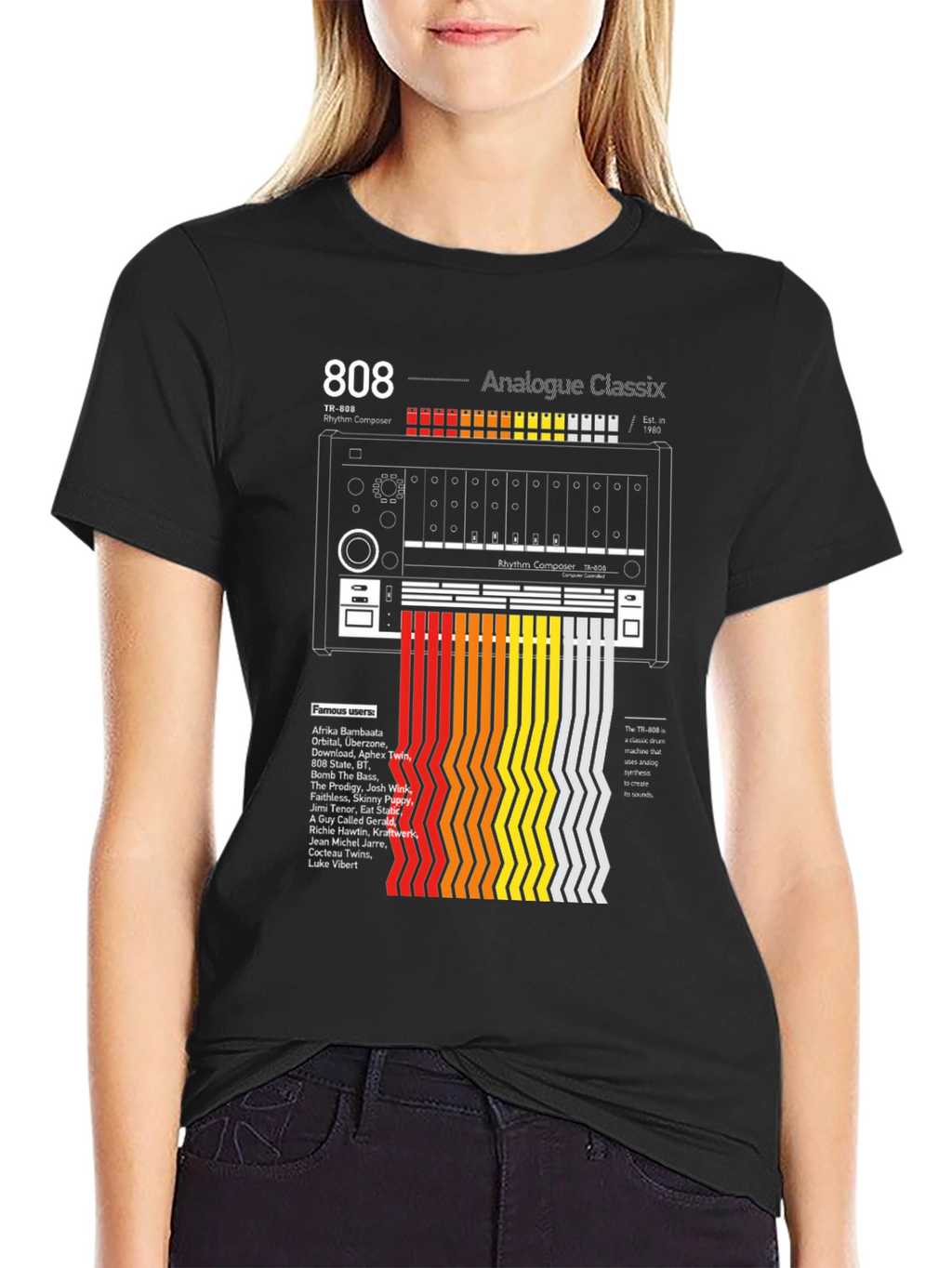 808 Analogue Classix T-Shirt - Music Producer Tribute