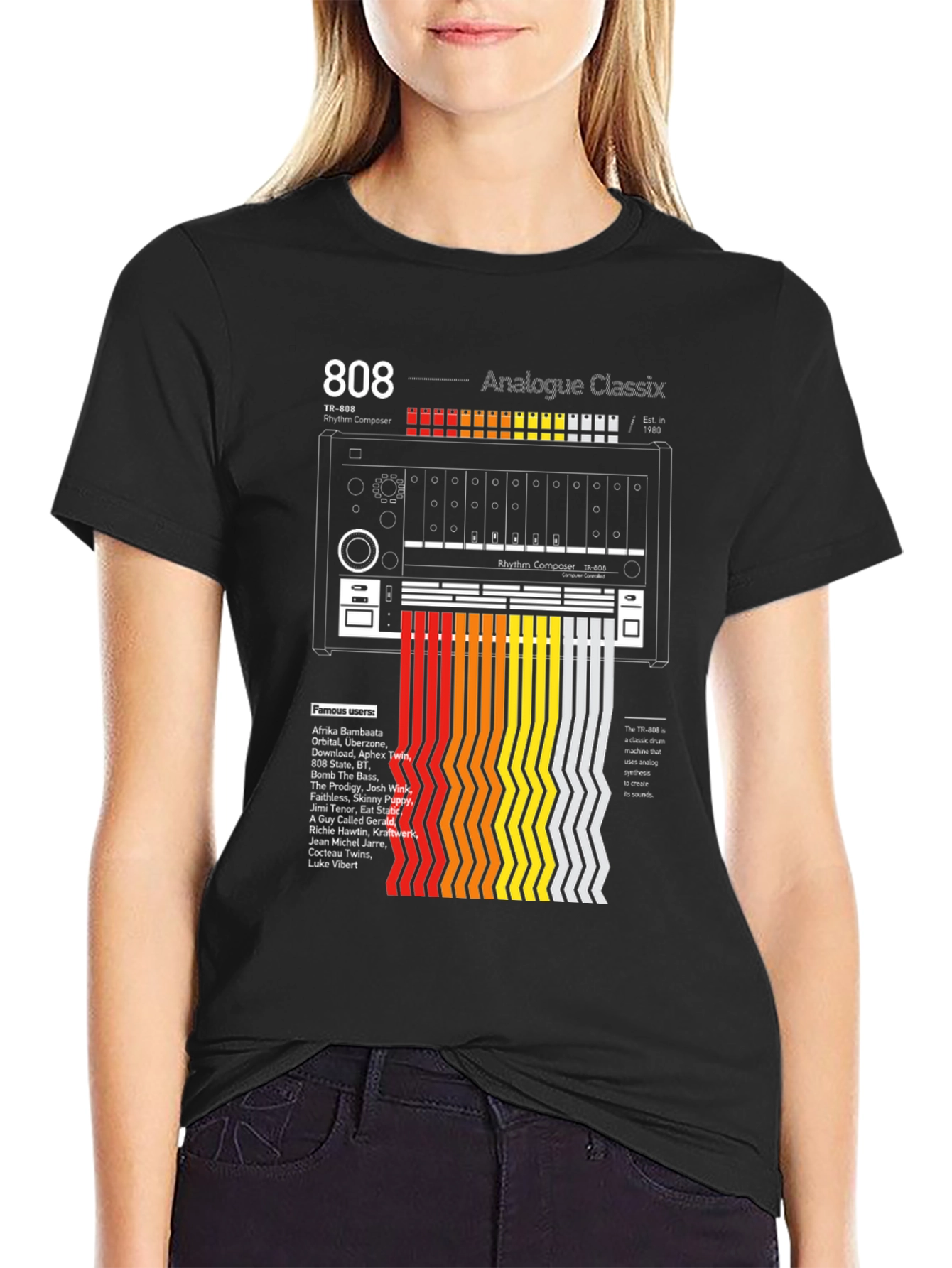 808 Analogue Classix T-Shirt - Music Producer Tribute