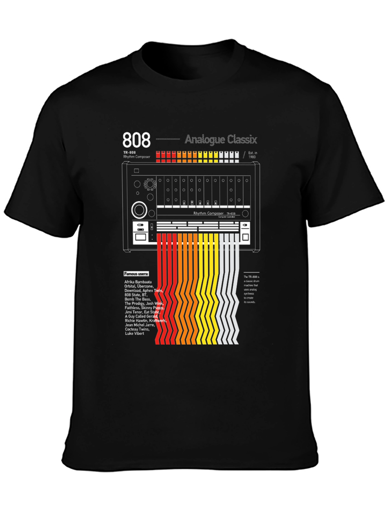 808 Analogue Classix T-Shirt - Music Producer Tribute