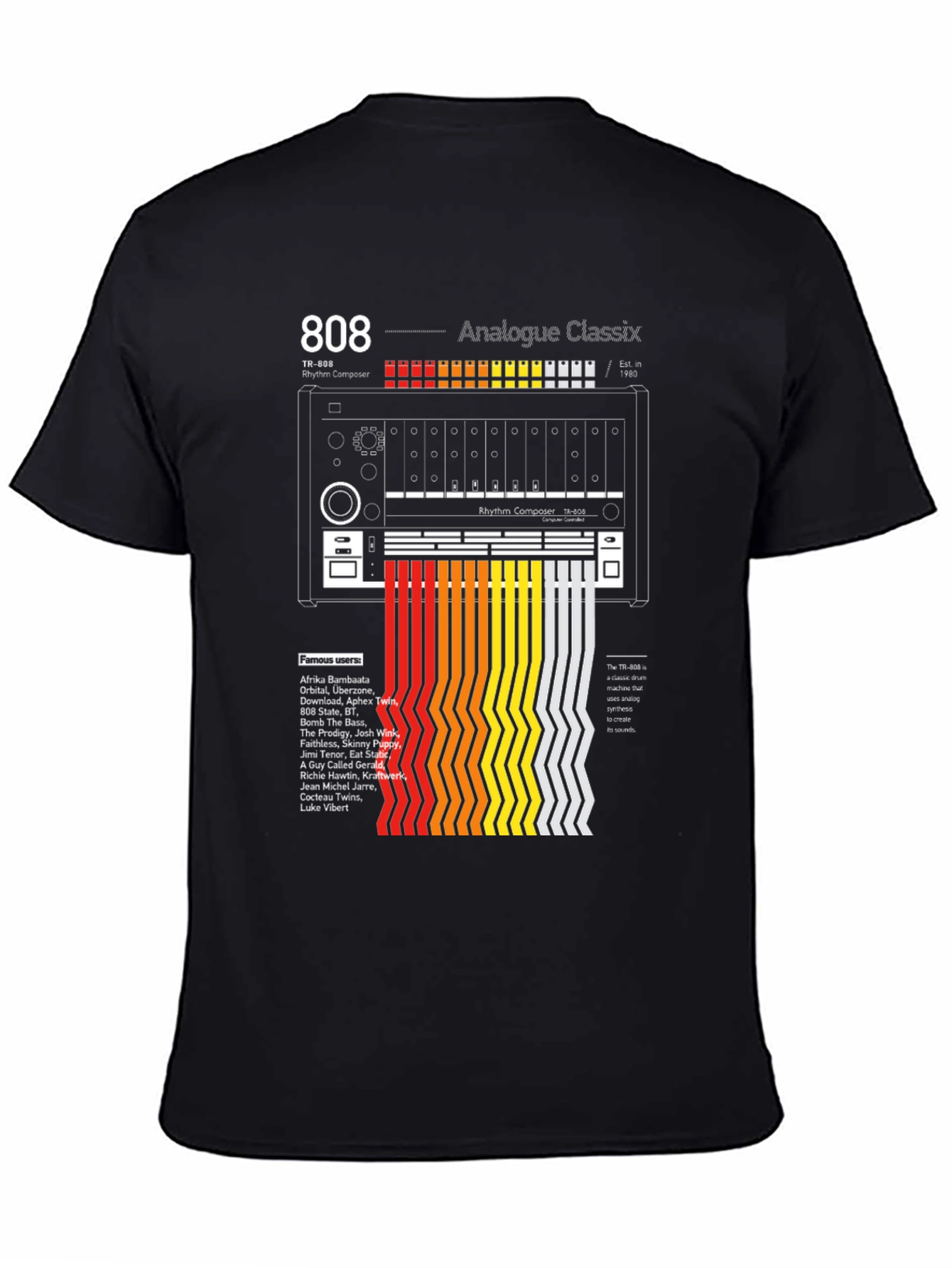 808 Analogue Classix T-Shirt - Music Producer Tribute