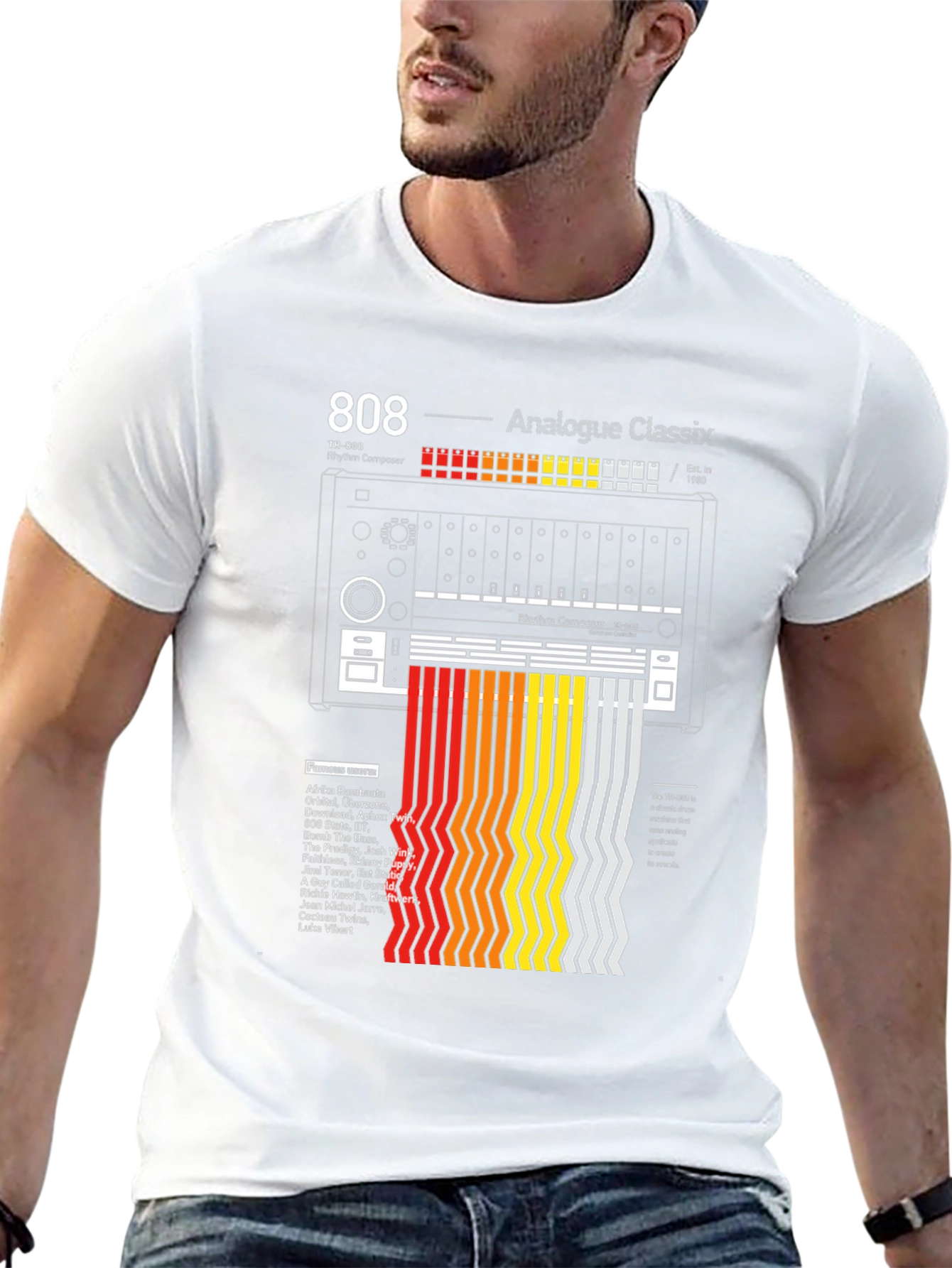 808 Analogue Classix T-Shirt - Music Producer Tribute