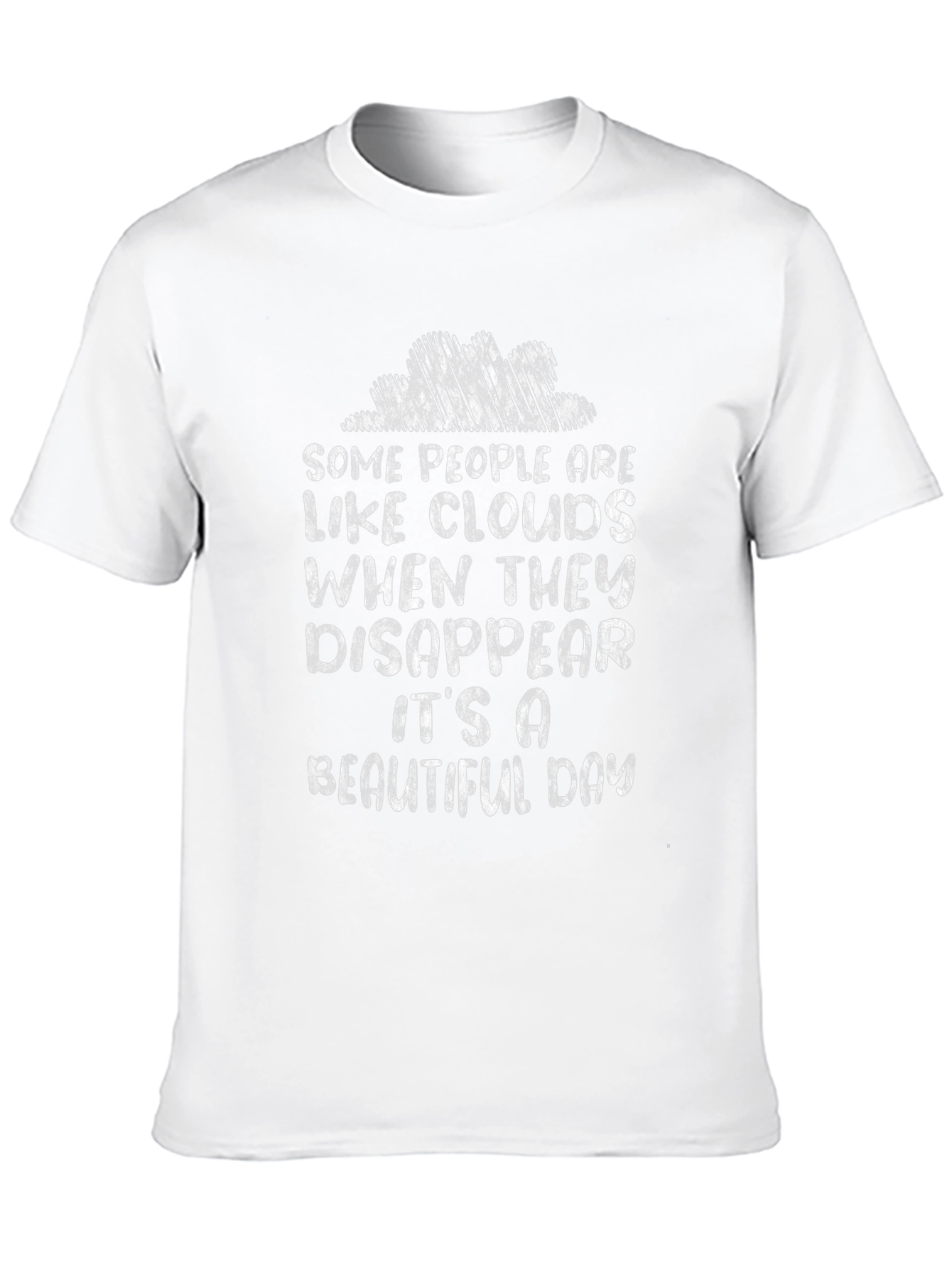 Cloud Disappear Funny Graphic Tee