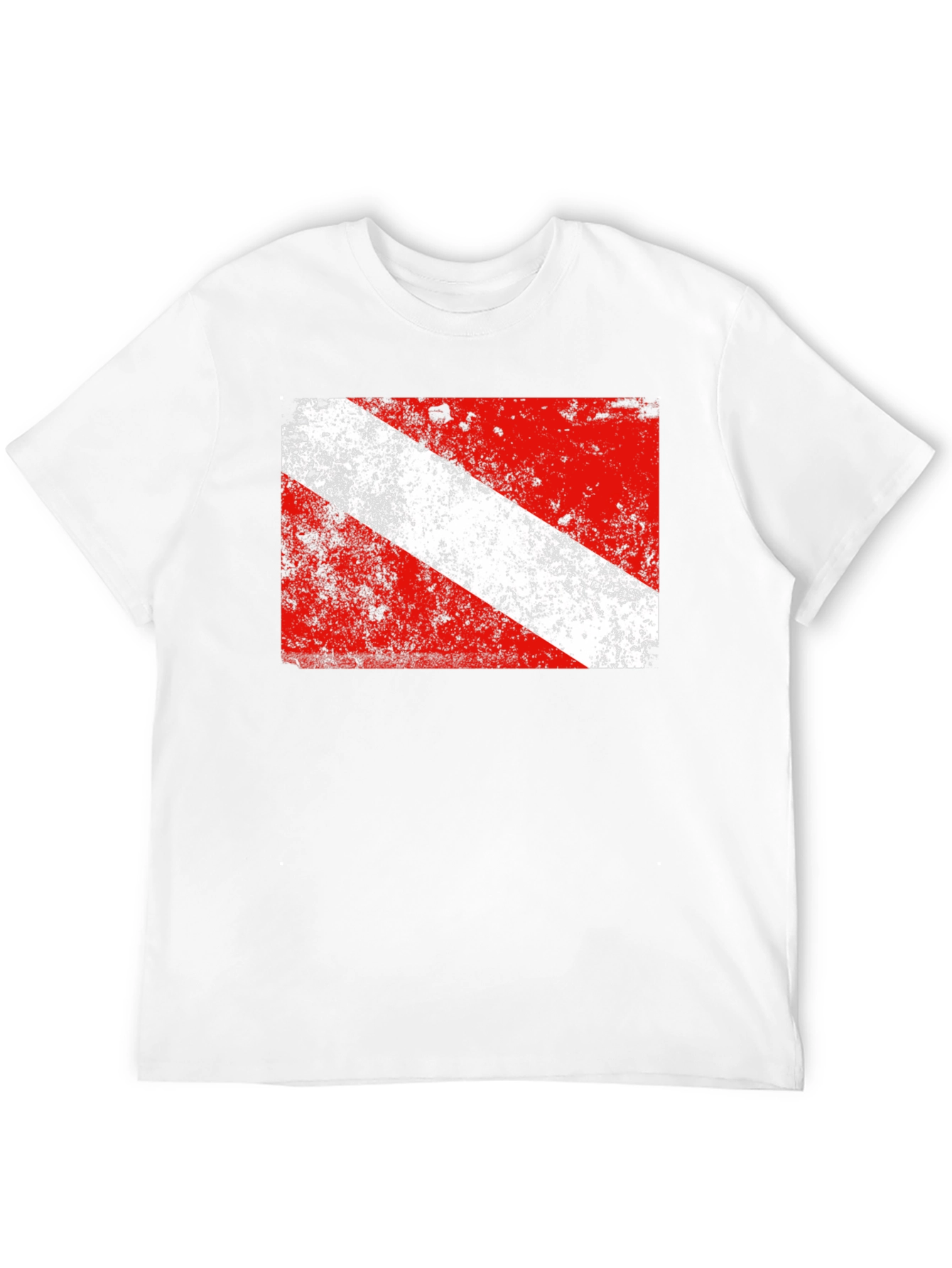 Diver Down Flag Graphic T-Shirt - Scuba Diving Tee