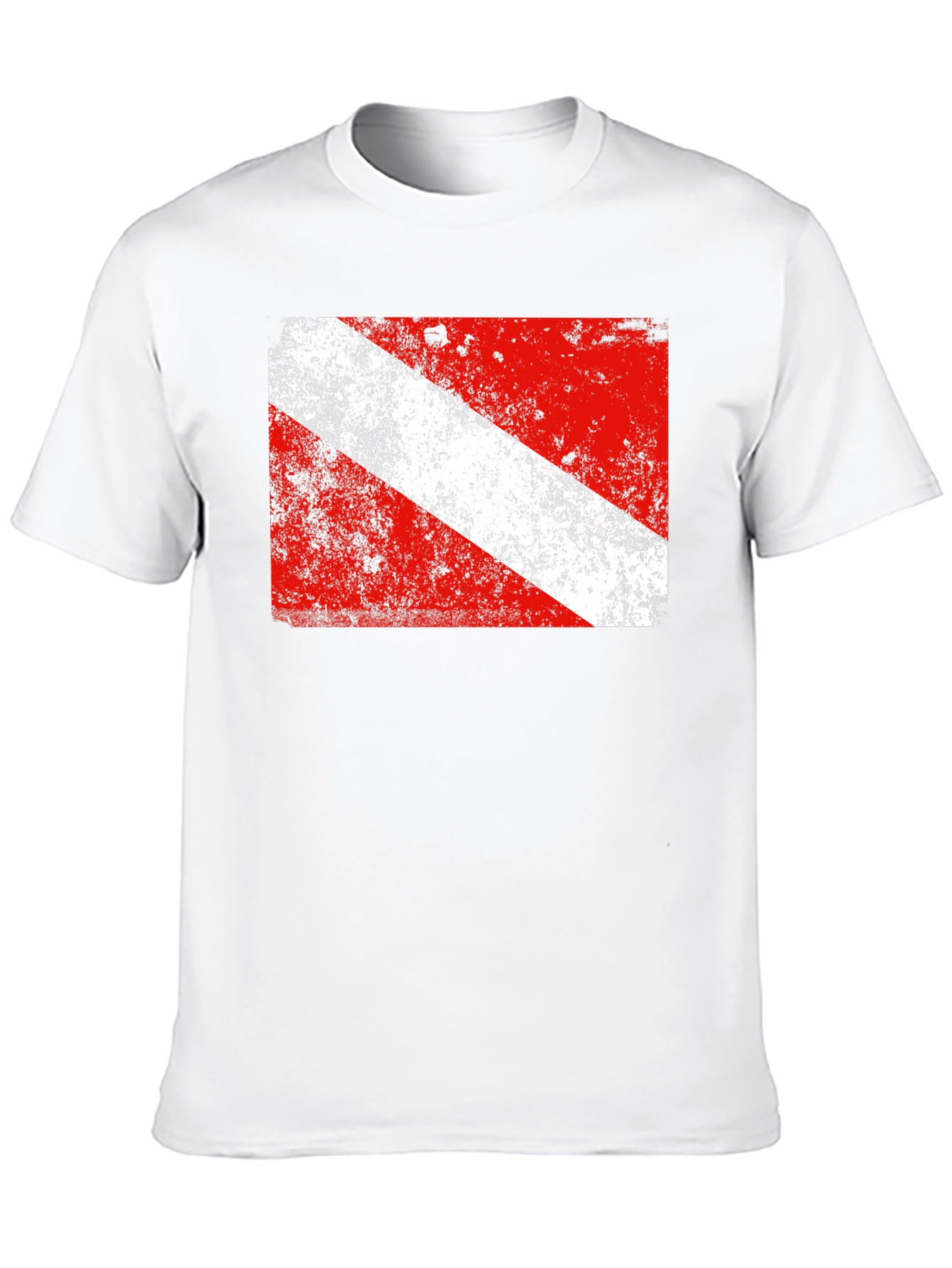 Diver Down Flag Graphic T-Shirt - Scuba Diving Tee