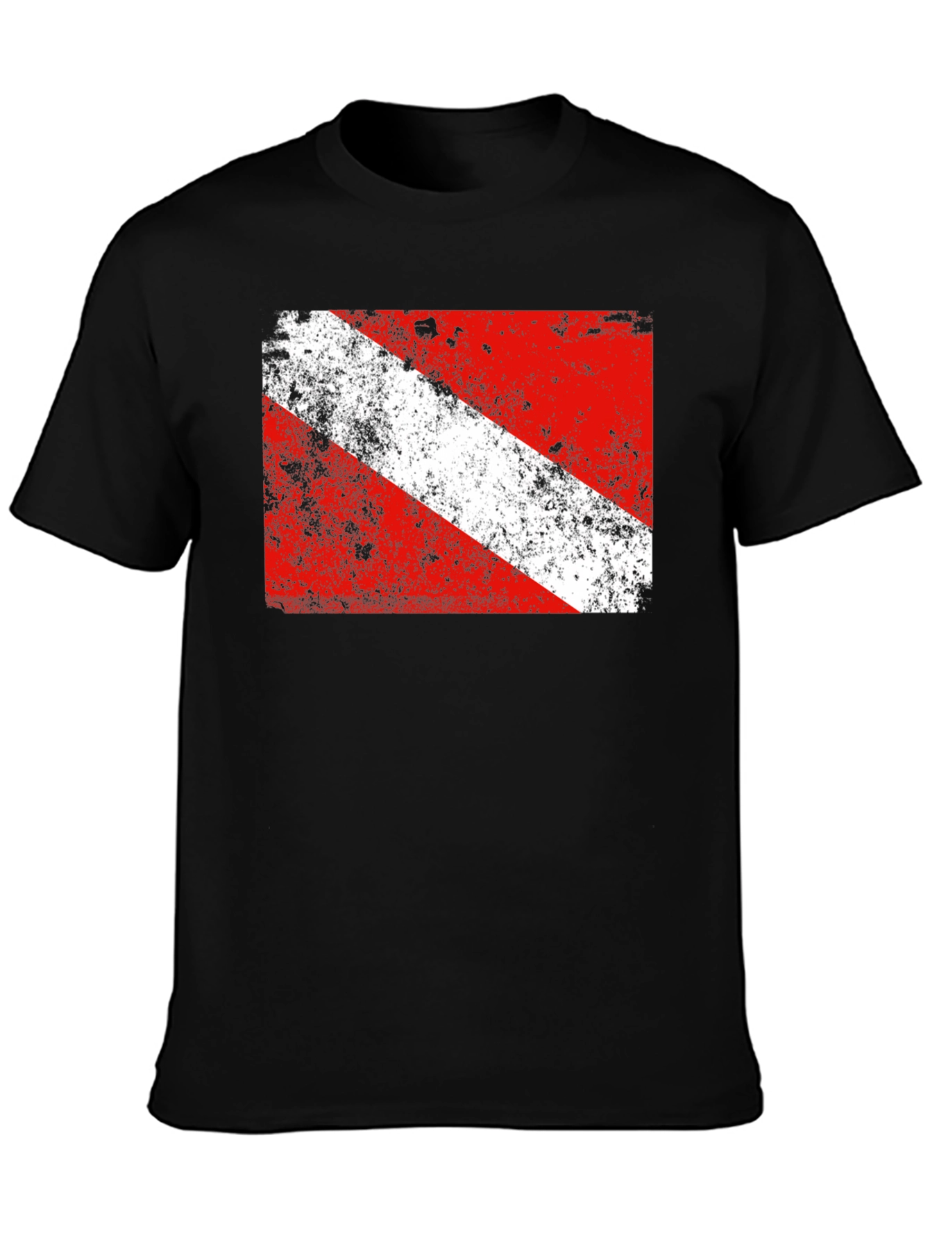 Diver Down Flag Graphic T-Shirt - Scuba Diving Tee
