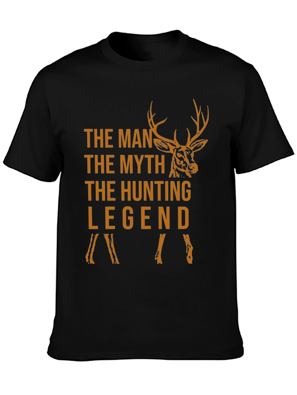 The Hunting Legend Graphic Tee - Black