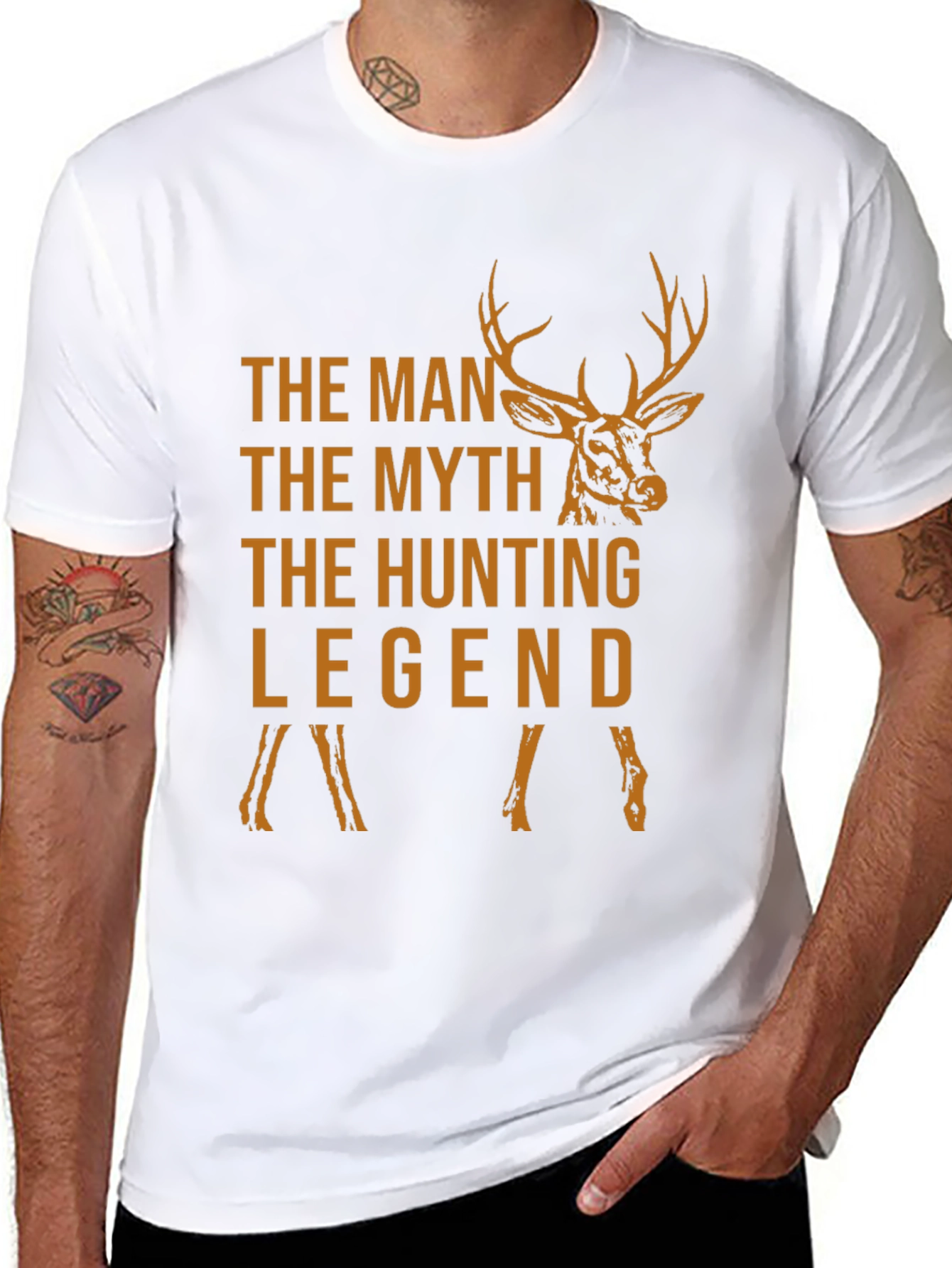 The Hunting Legend Graphic Tee - Black