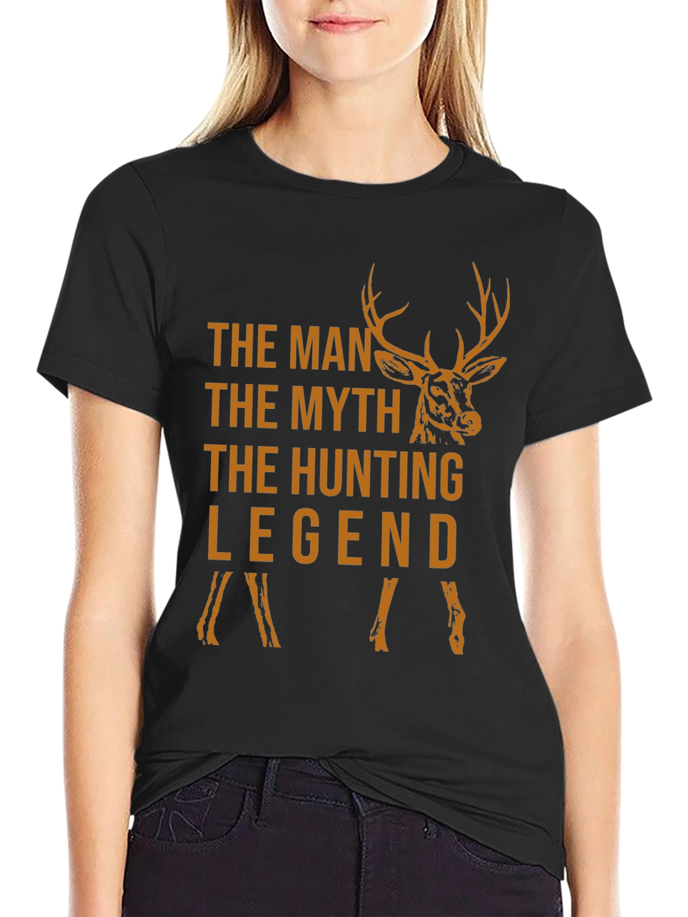 The Hunting Legend Graphic Tee - Black