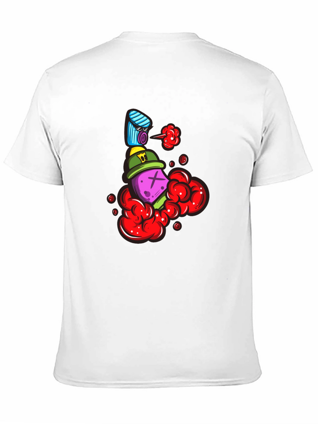 Unique Graphic Print Crew Neck T-Shirt