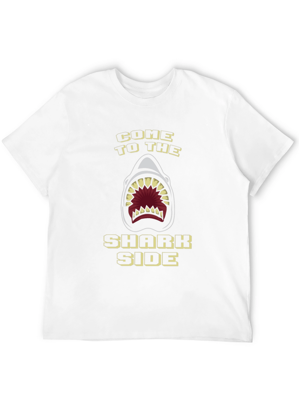 Come to the Shark Side Black Graphic Tee