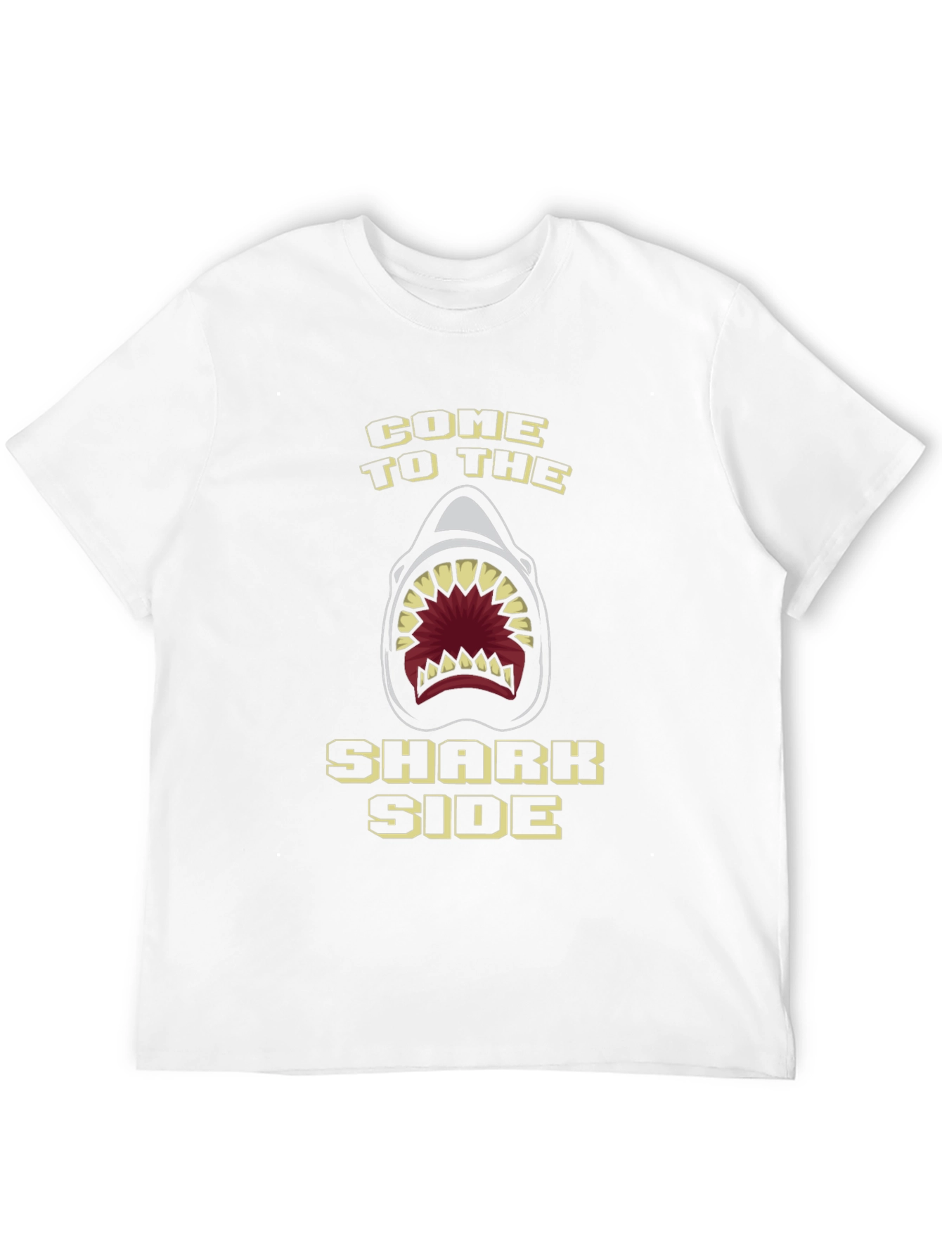 Come to the Shark Side Black Graphic Tee