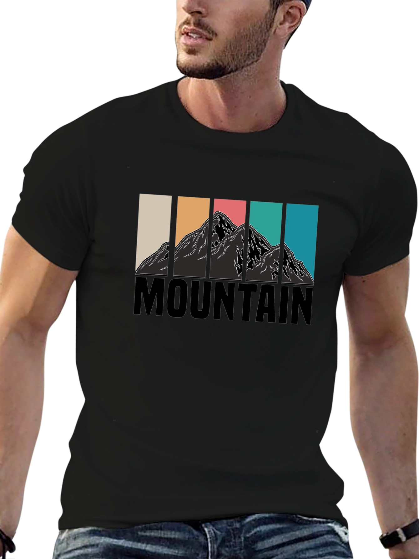 Mountain Graphic Tee - Retro Adventure Shirt