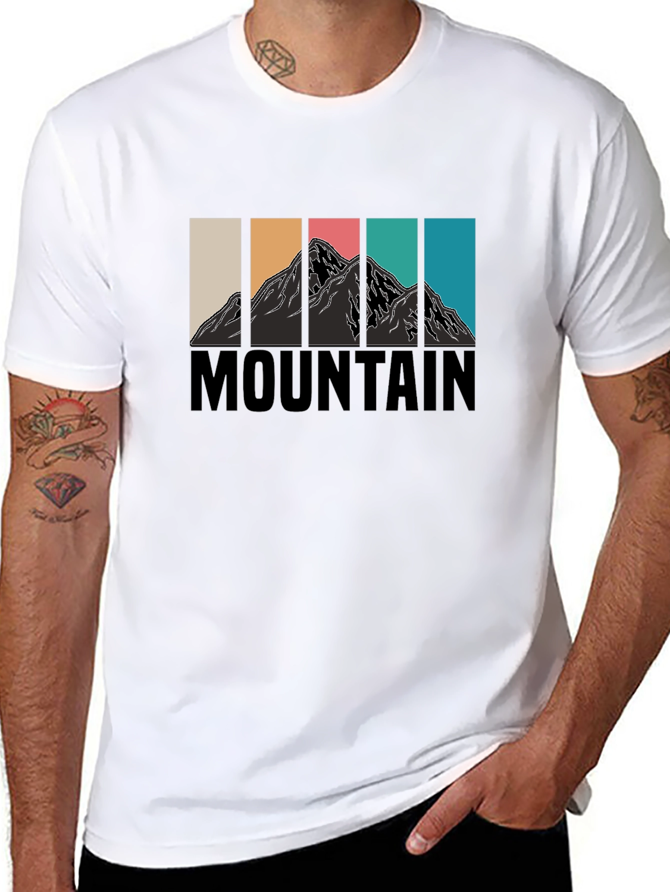Mountain Graphic Tee - Retro Adventure Shirt