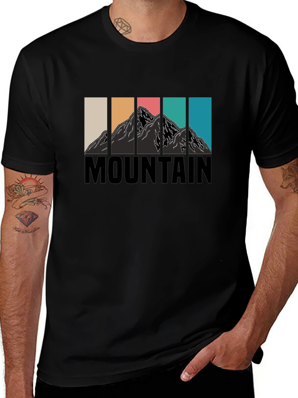 Mountain Graphic Tee - Retro Adventure Shirt