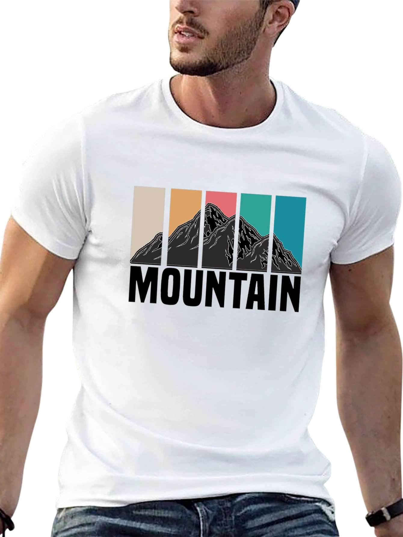 Mountain Graphic Tee - Retro Adventure Shirt