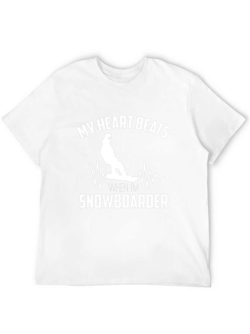 Snowboarder Heartbeat T-Shirt