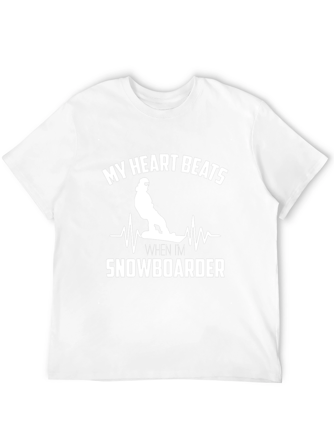 Snowboarder Heartbeat T-Shirt