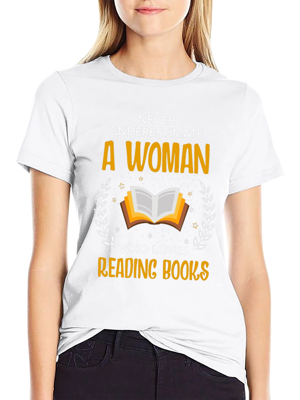 Never Underestimate Reading Books T-Shirt