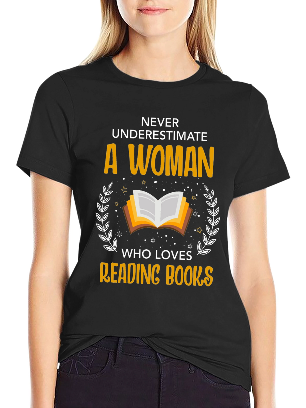 Never Underestimate Reading Books T-Shirt