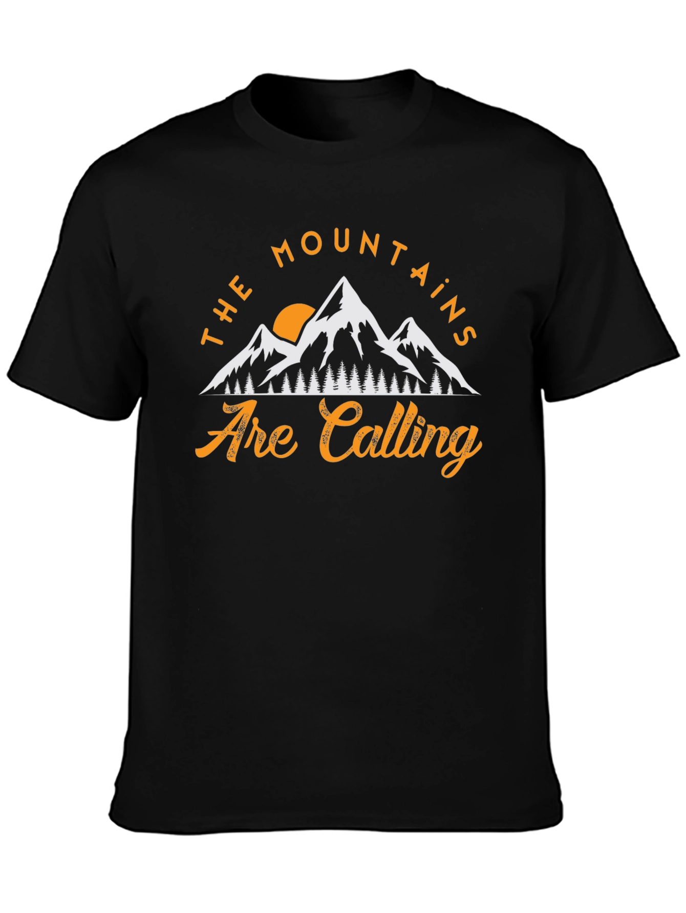 Mountains Are Calling Graphic Tee - Adventure Awaits!